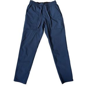 Lululemon Mens Bowline Pants Graphite Navy Size S Stretch Drawstring
